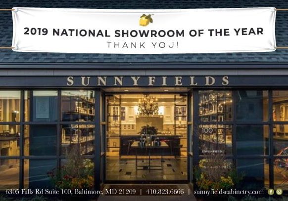 Sunnyfields Cabinetry, winner of the National Kitchen & Bath Association's showroom of the year award